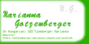 marianna gotzemberger business card